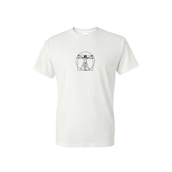 Vitruvian Embroidery T-shirt