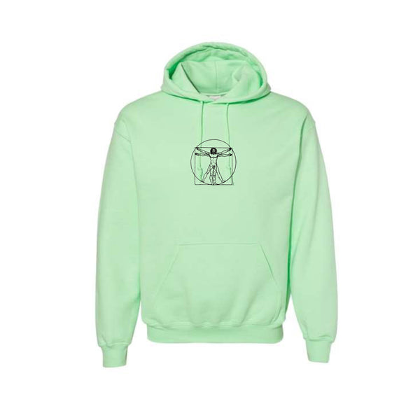 Vitruvian Embroidery Hoodie