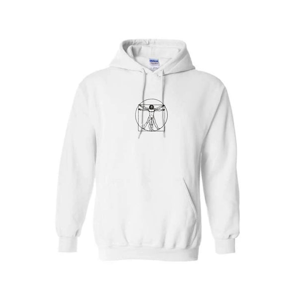 Vitruvian Embroidery Hoodie