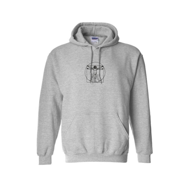 Vitruvian Embroidery Hoodie